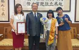 生服系曾羽慈同學榮獲第16 屆全國身心障礙者技能競賽 花藝職類金牌獎